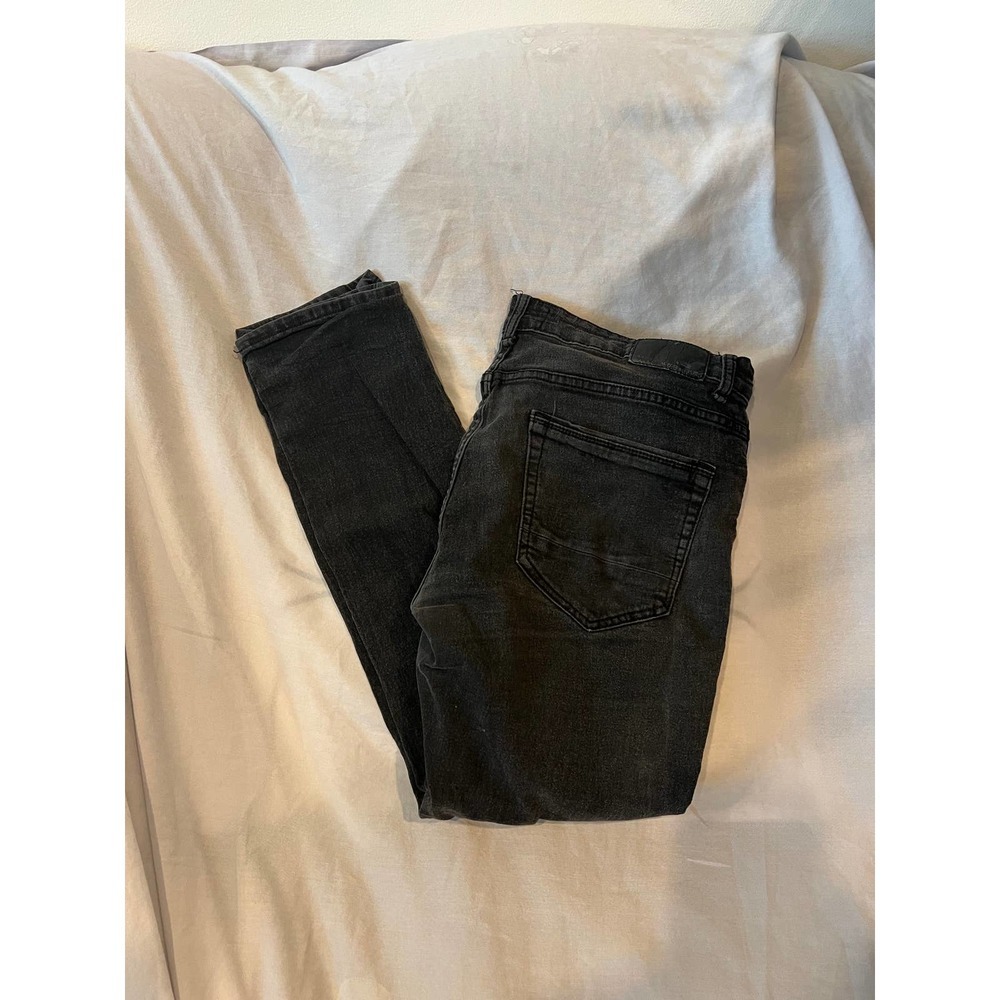 Across the Pond Classic Fit Black Jeans